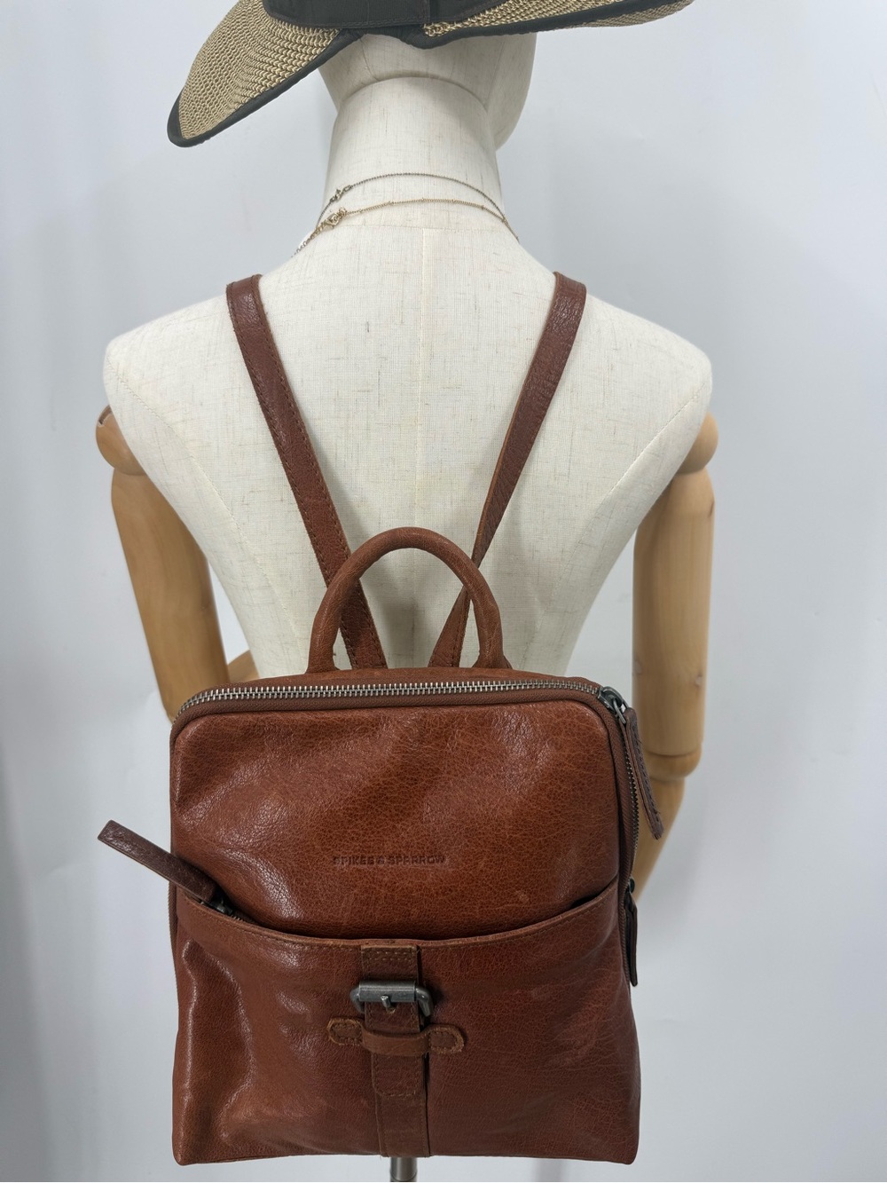 Spikes & Sparrow Leather Backpack - Texas Edition.